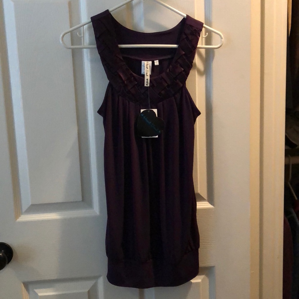 Purple Heart&Soul Top